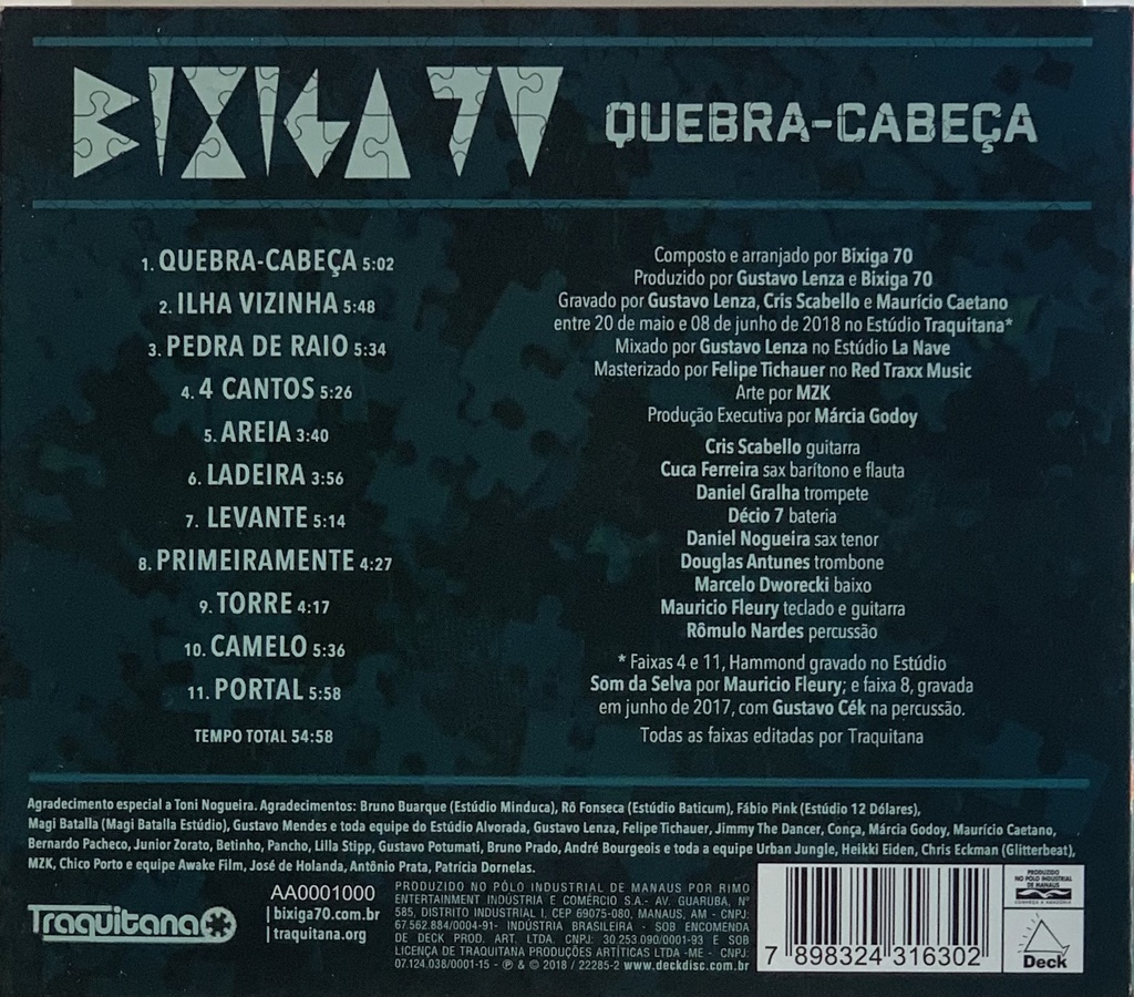 Bixiga 70 - Quebra-Cabeça (CD usado)