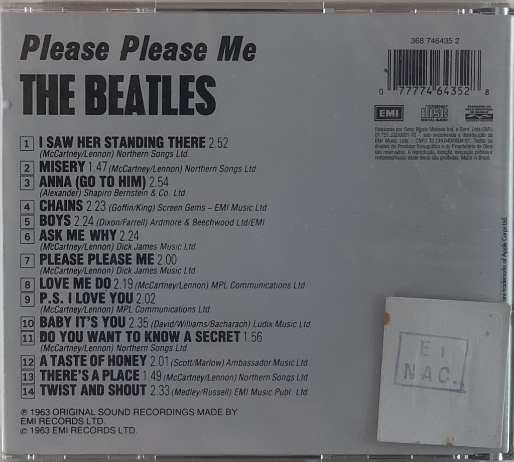 Beatles, The - Plaese Please Me (CD s/ uso)