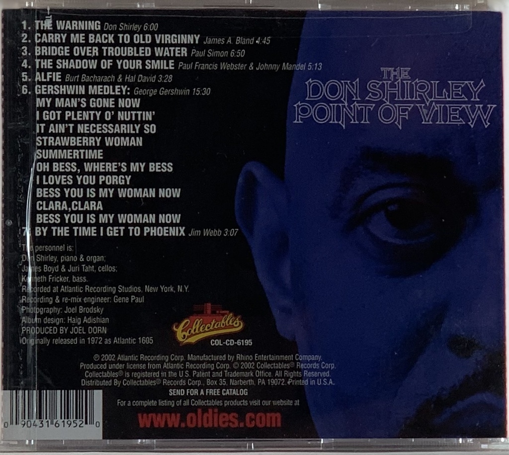 Don Shirley - Point of View (CD novo)