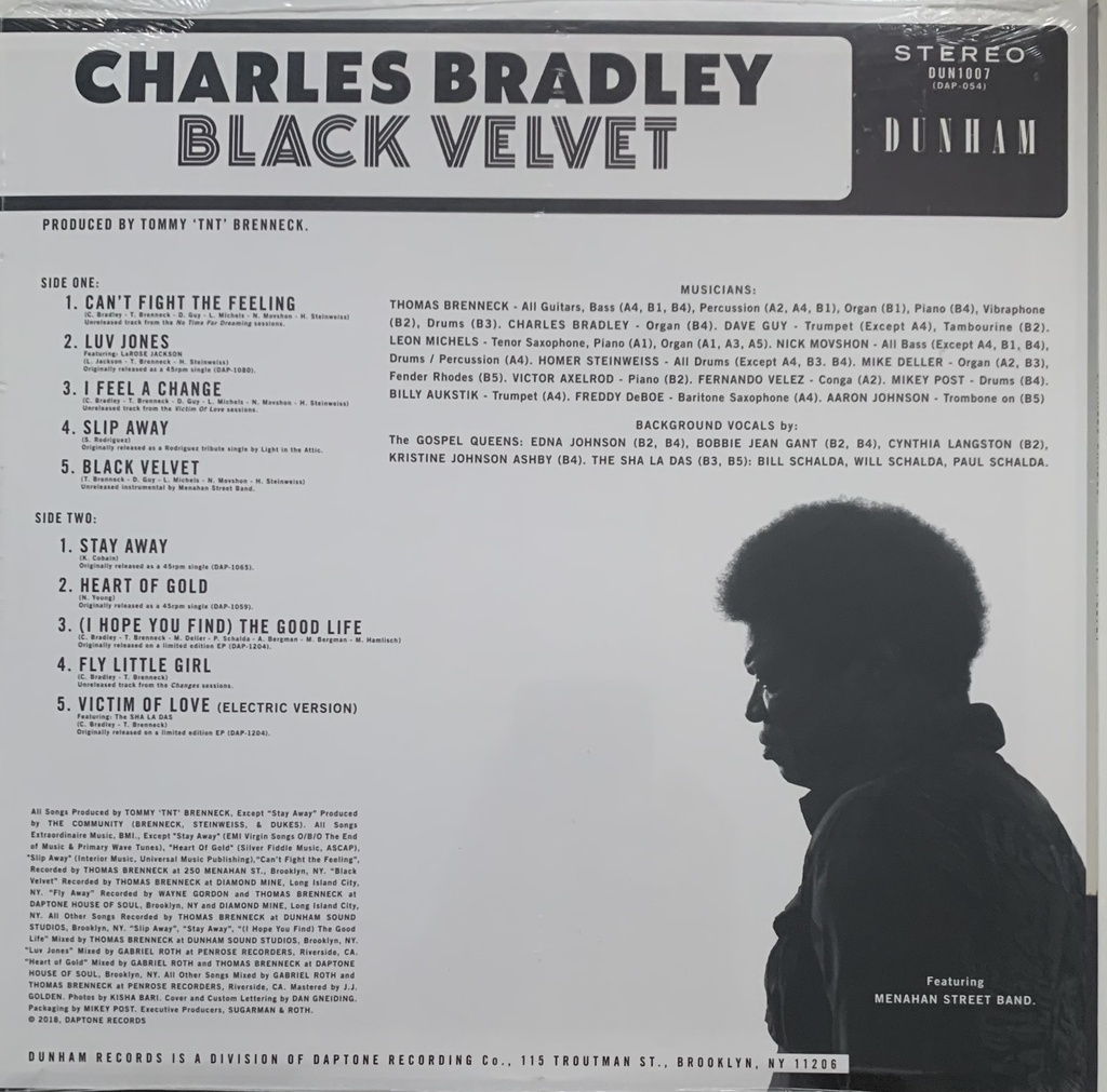 Charles Braddley - Black Velvet (novo/lacrado)