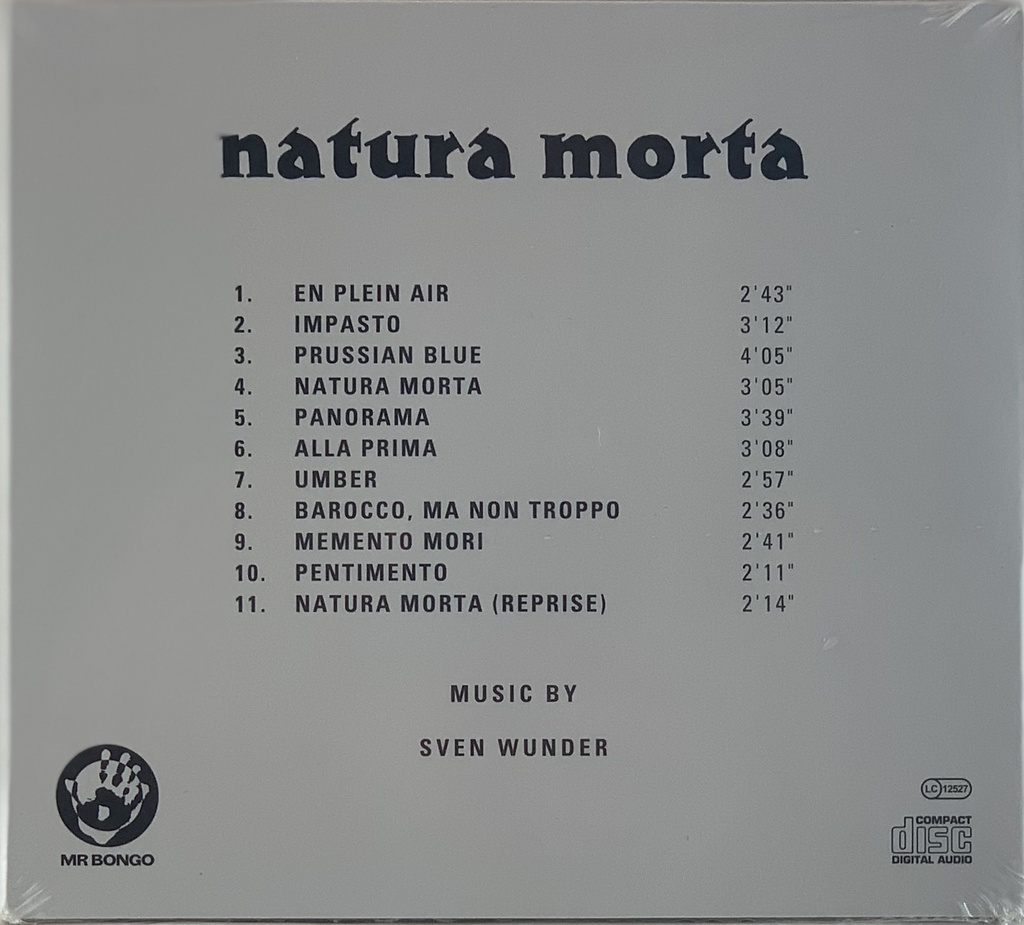 Sven Wunder - Natura Morta (CD novo)