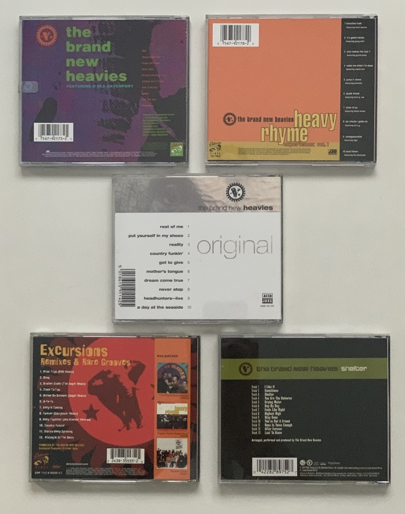 Combo - The Brand New Heavies ( 5CDs usado)