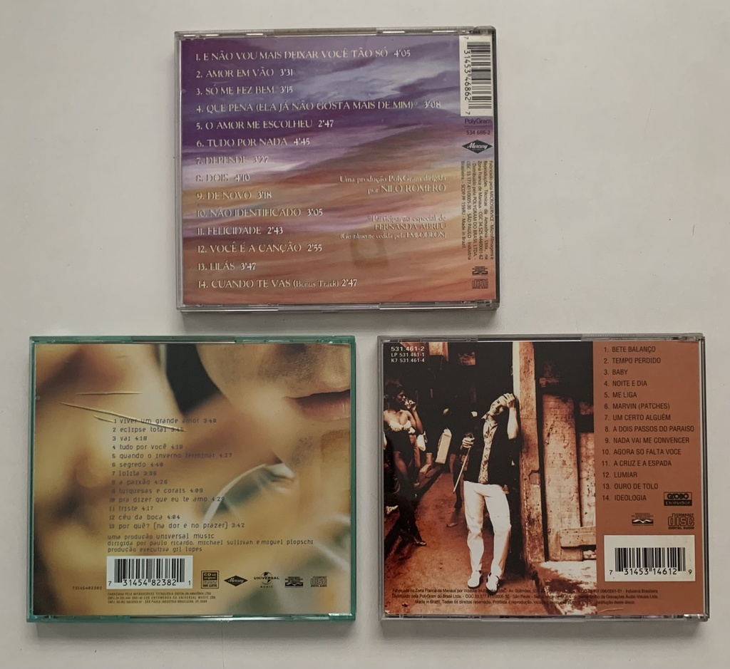 Combo - Paulo Ricardo (3 CDs usados)