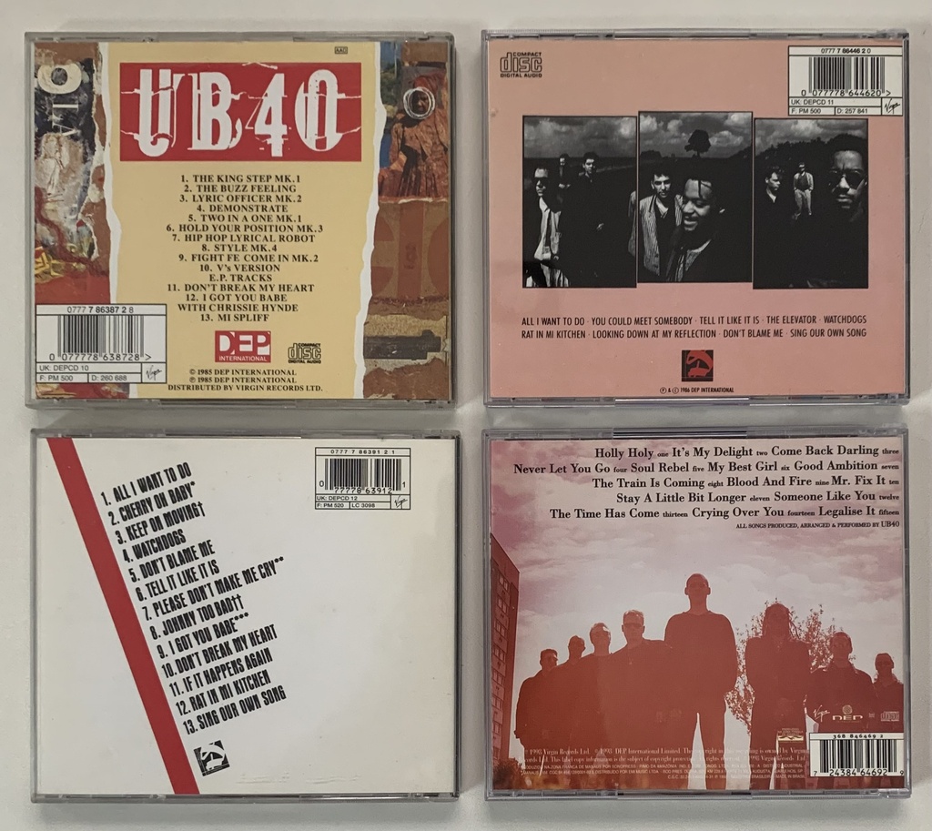 Combo - UB 40 (4CDs usados)