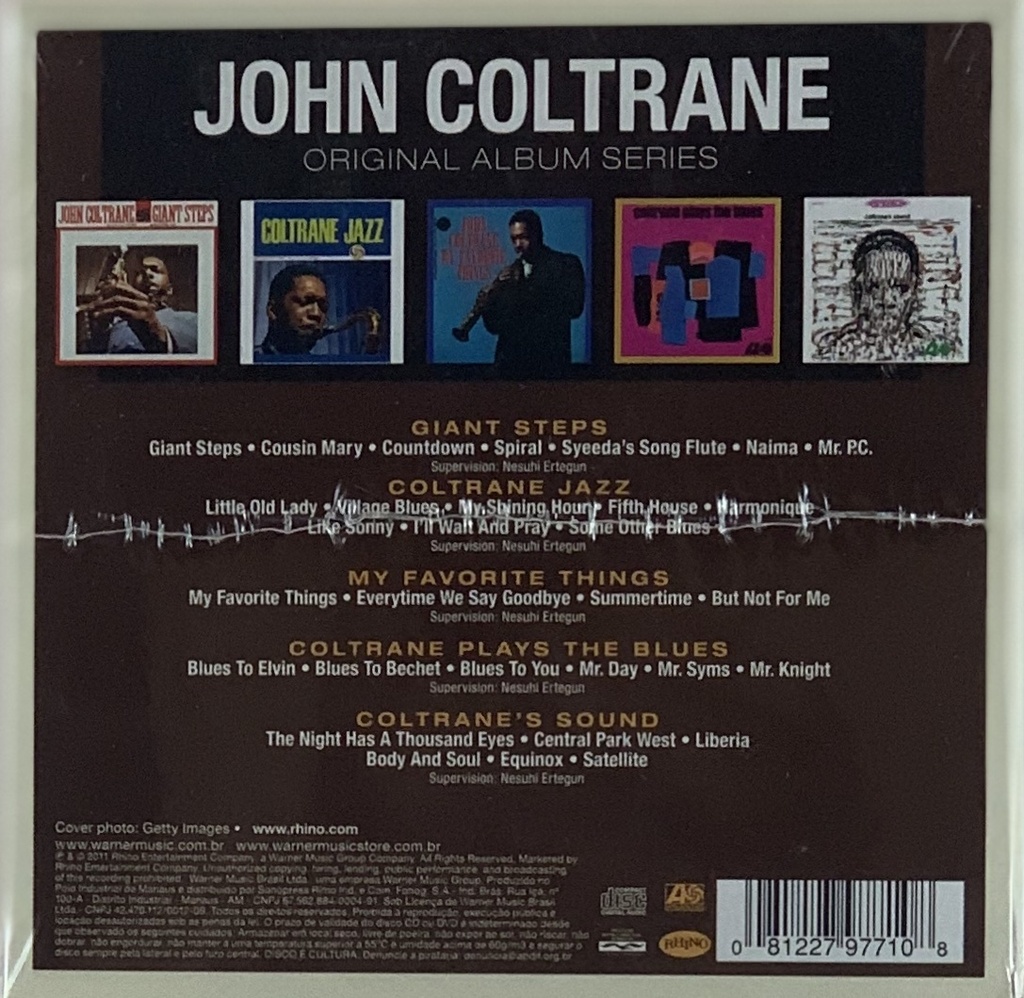 John Coltrane - Original Album Series (5CDs novo)