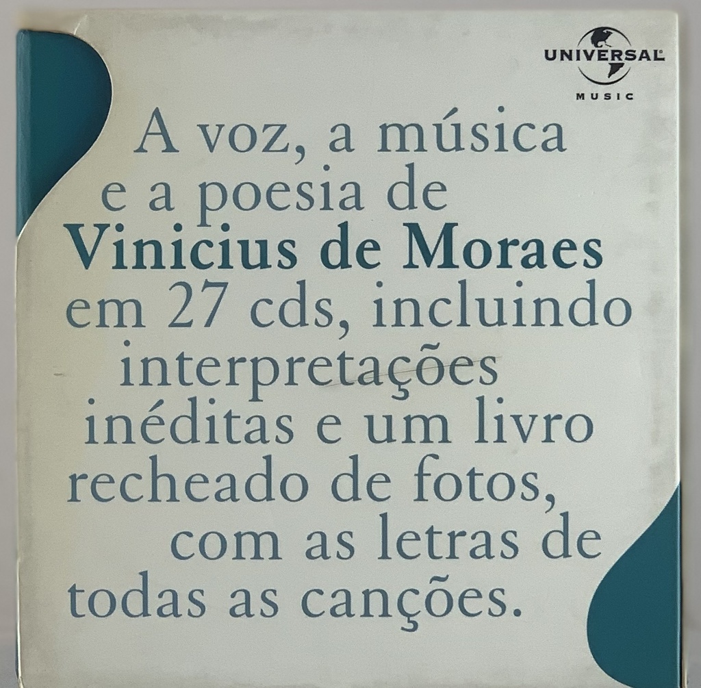 Vinicius de Moraes - Como Dizia o Poeta (27 CDs usado)