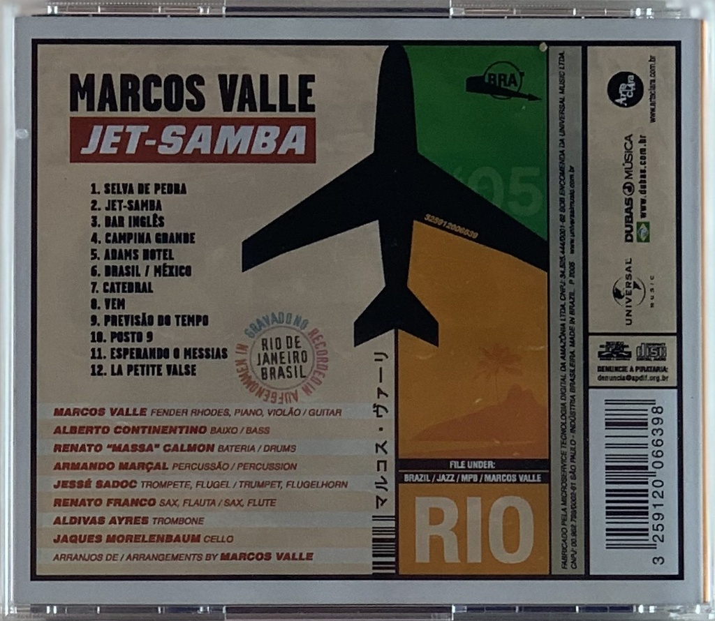 Marcos Valle - Jet-Samba (CD usado)