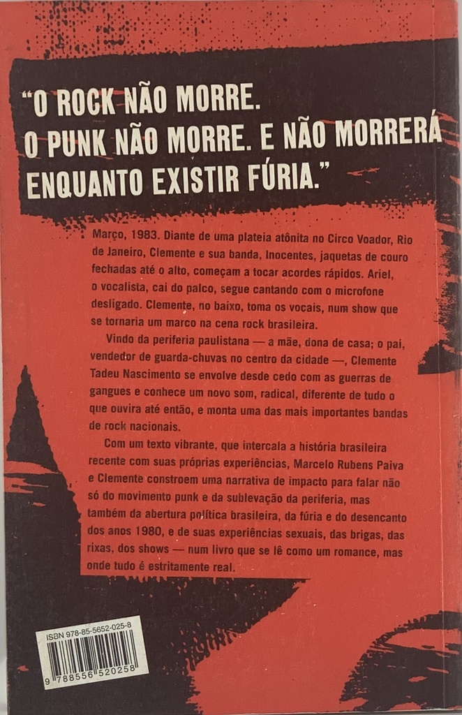 Marcelo Rubens Paiva/Clemente Tadeu Nascimento - Meninos em Fúria (Livro usado)