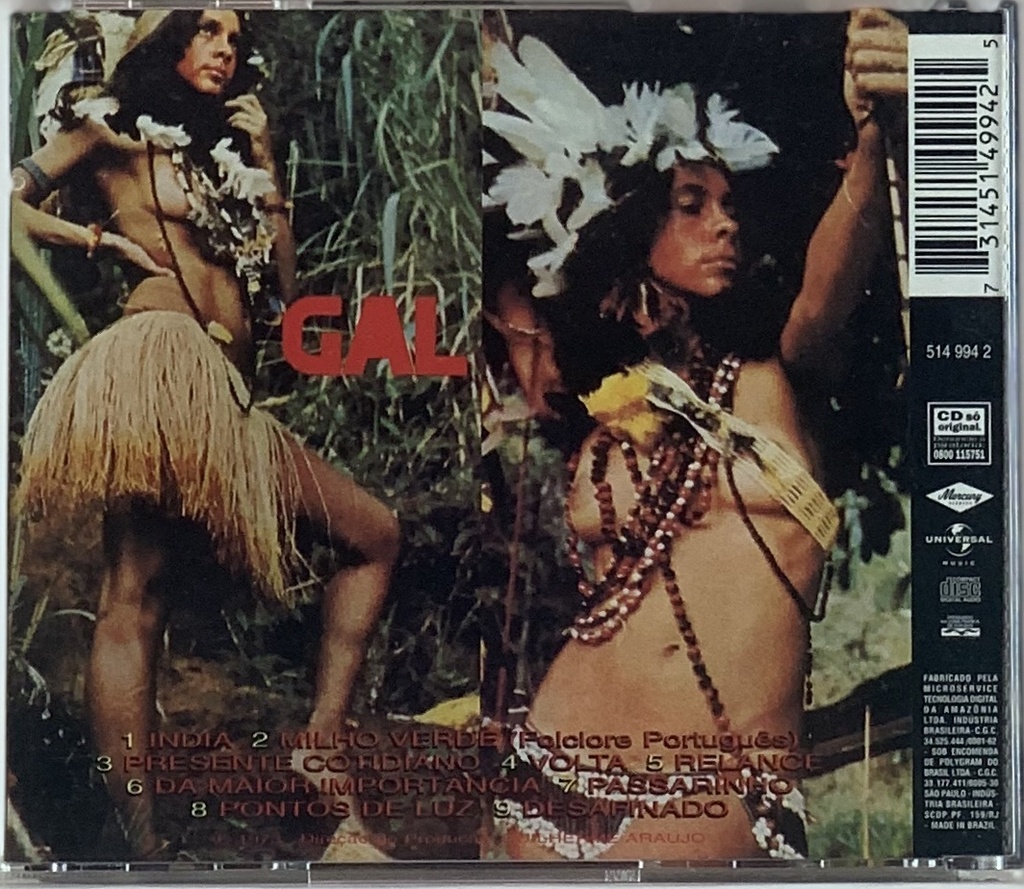 Gal Costa - Índia (CD usado)