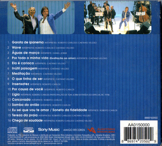 Roberto Carlos E Caetano Veloso (CD usado)