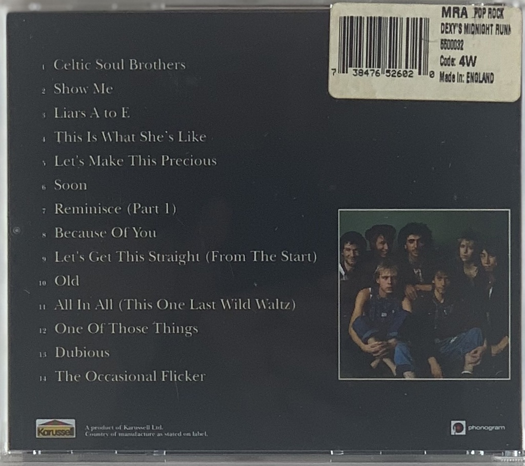 Dexy's Midnight Runners - Because Of You (CD usado)