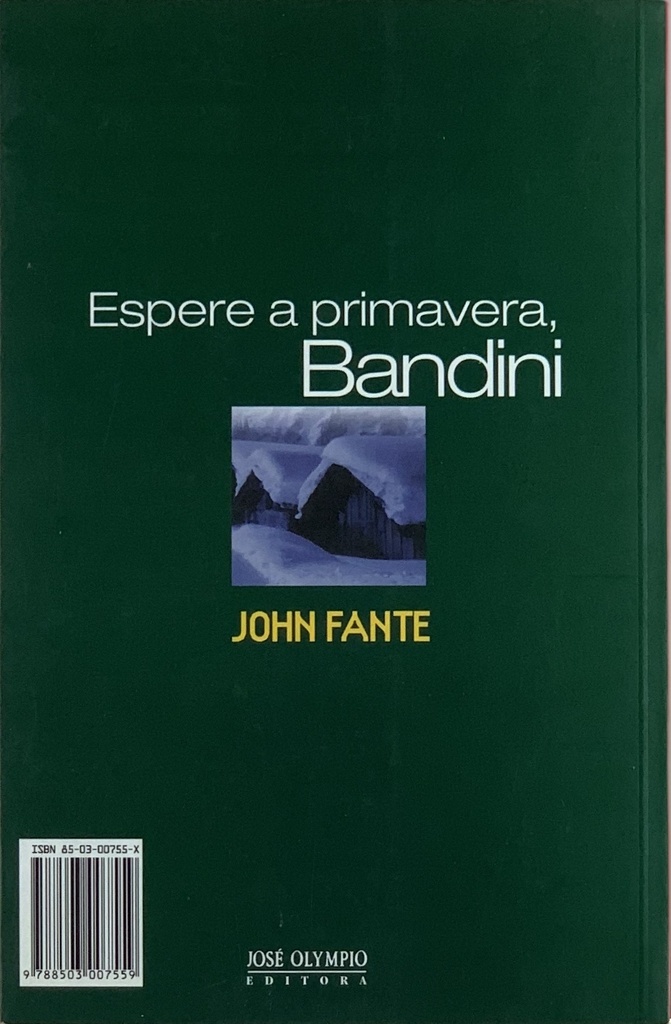 John Fante - Espere a Primavera Bandini (livro usado)