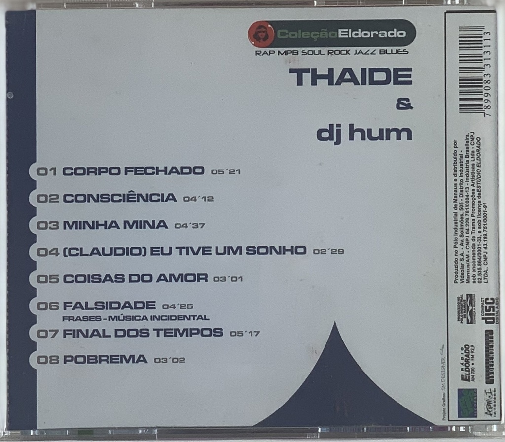 Thaide & DJ Hum – Pergunte A Quem Conhece (CD usado)