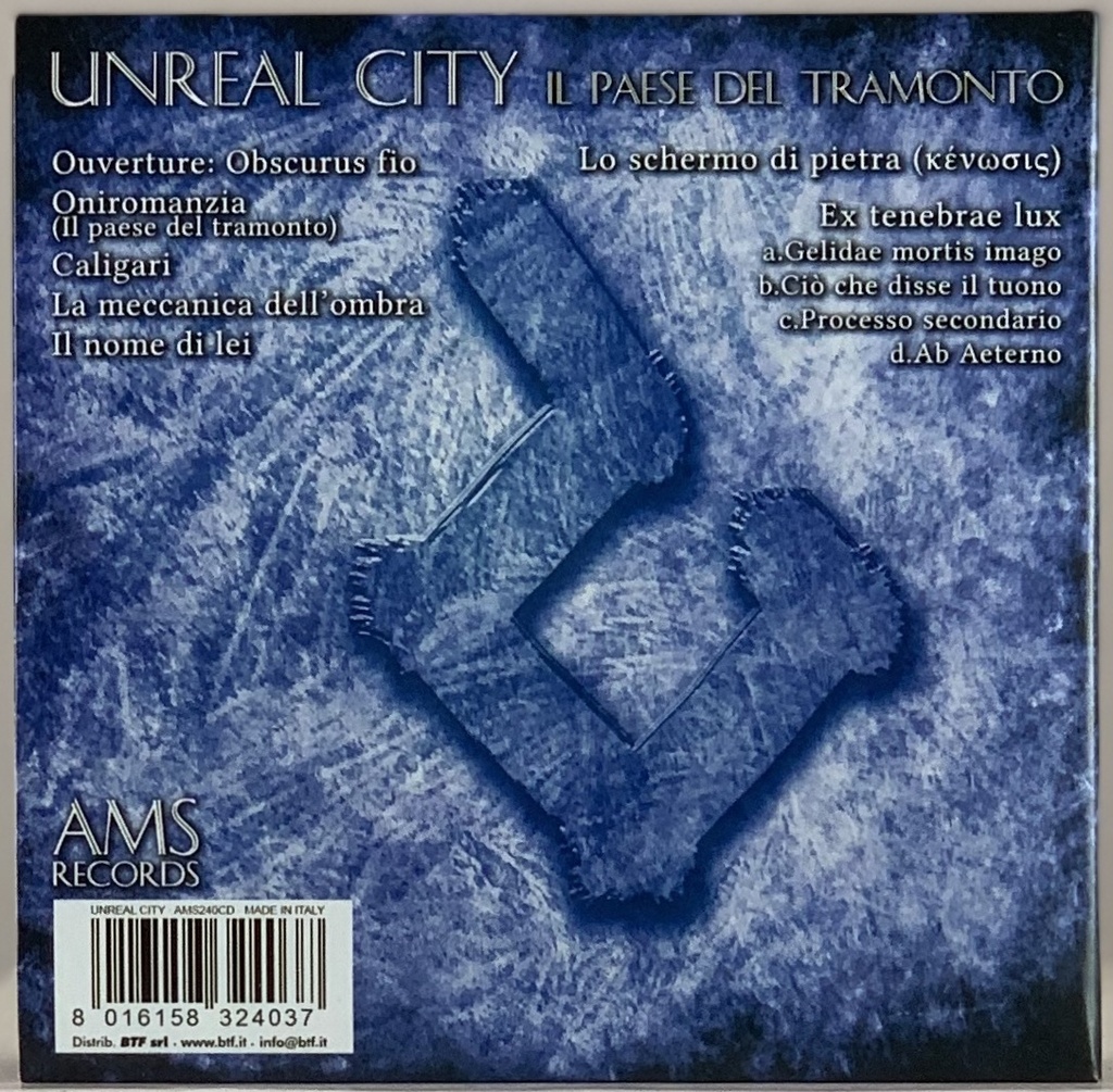 Unreal City – Il Paese Del Tramonto (CD novo)