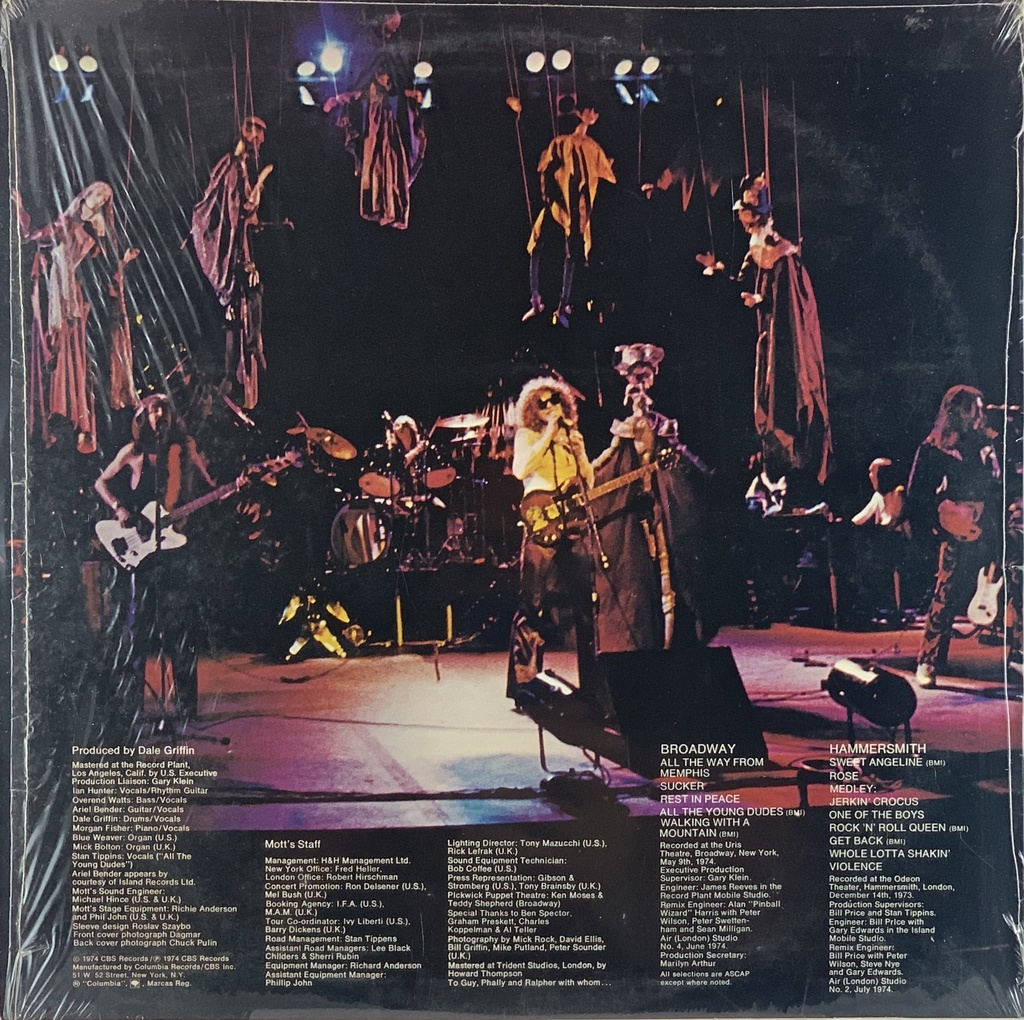 Mott The Hoople - Live (LP usado)