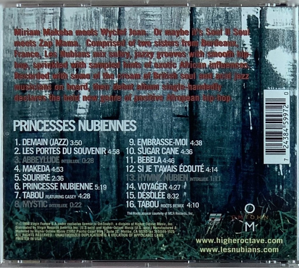 Les Nubians - Princesses Nubiennes (CD usado)