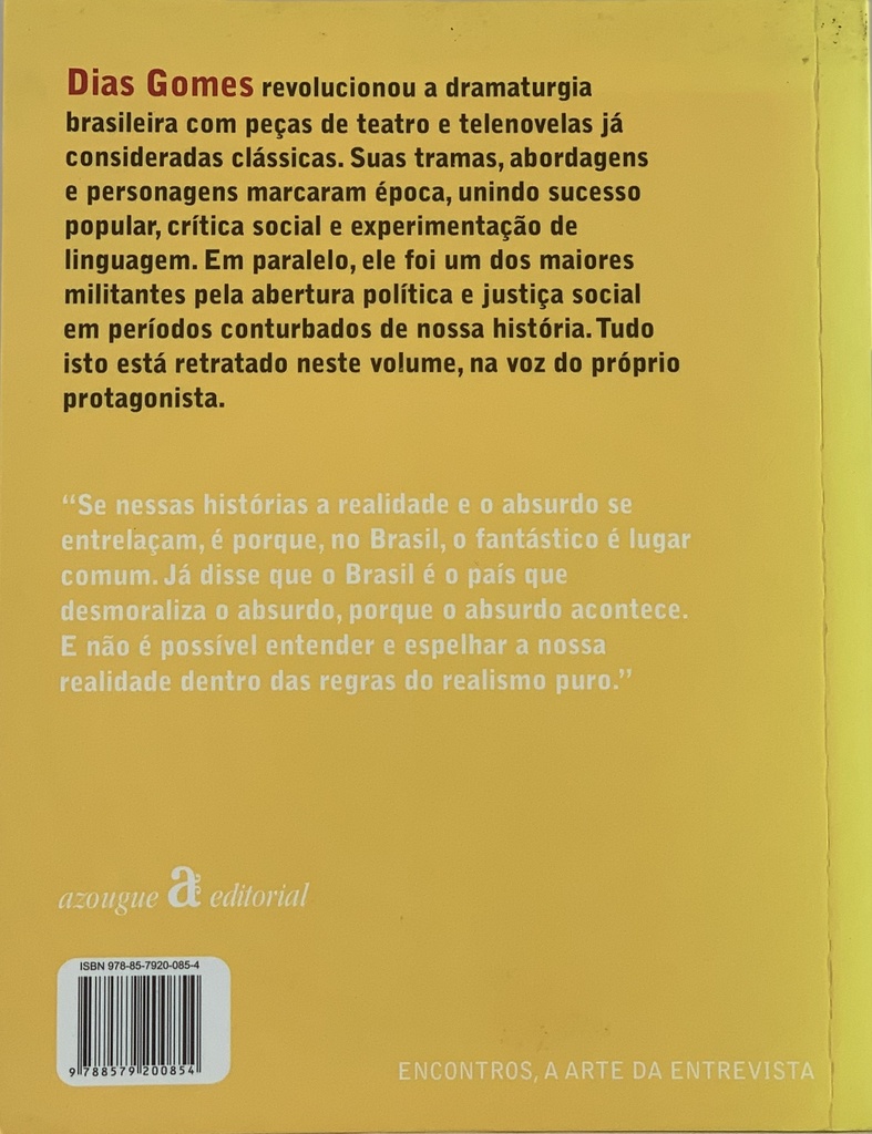 Encontros - Dias Gomes (Livro novo)