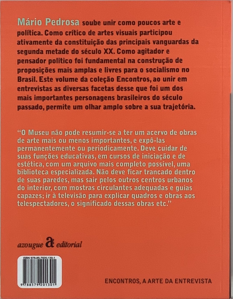 Encontros - Mário Pedrosa (Livro Novo)