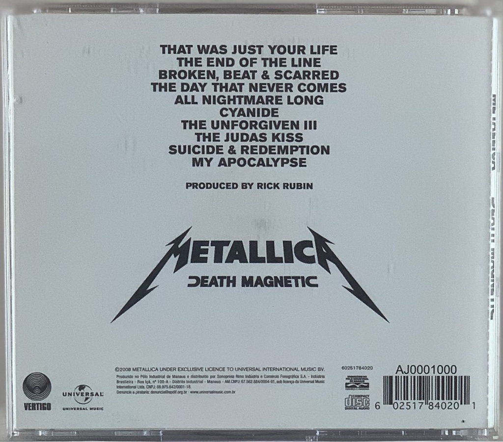 Metallica – Death Magnetic (CD usado)