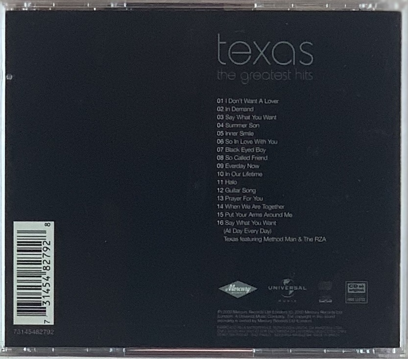 Texas – Song Book (CD usado)