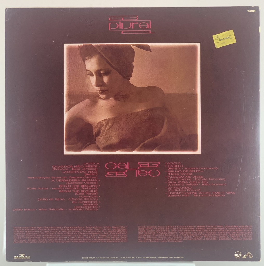 Gal Costa - Plural (LP usado)