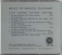 Marcel Duchamp – Music By Marcel Duchamp (CD usado)