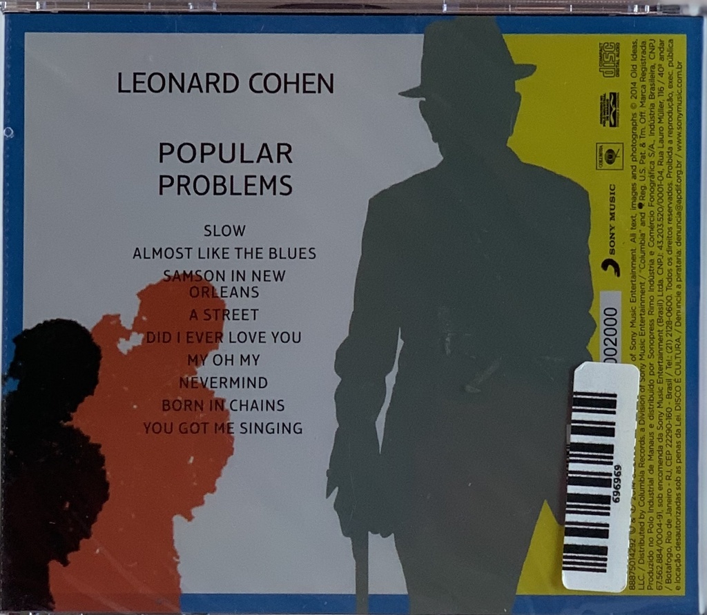 Leonard Cohen – Popular Problems (CD novo)