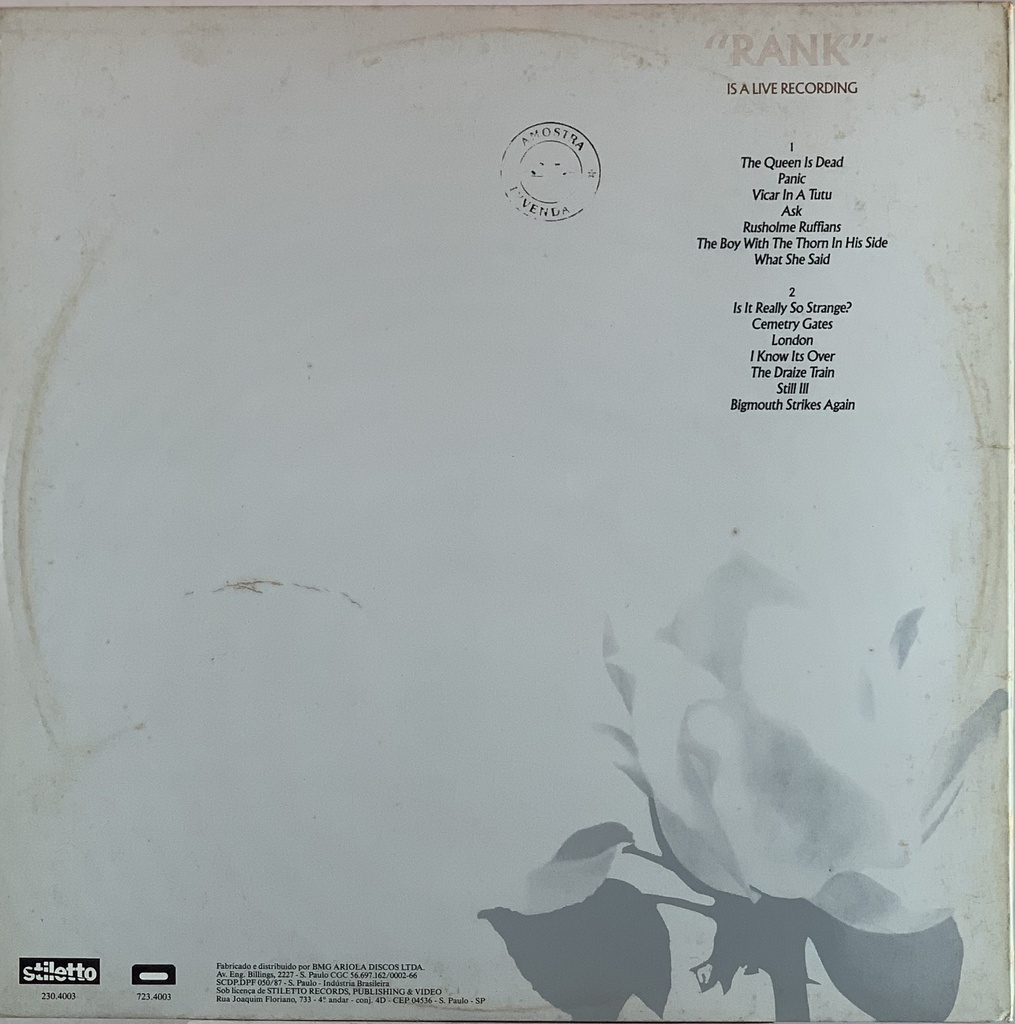 The Smits - "Rank" (LP usado)