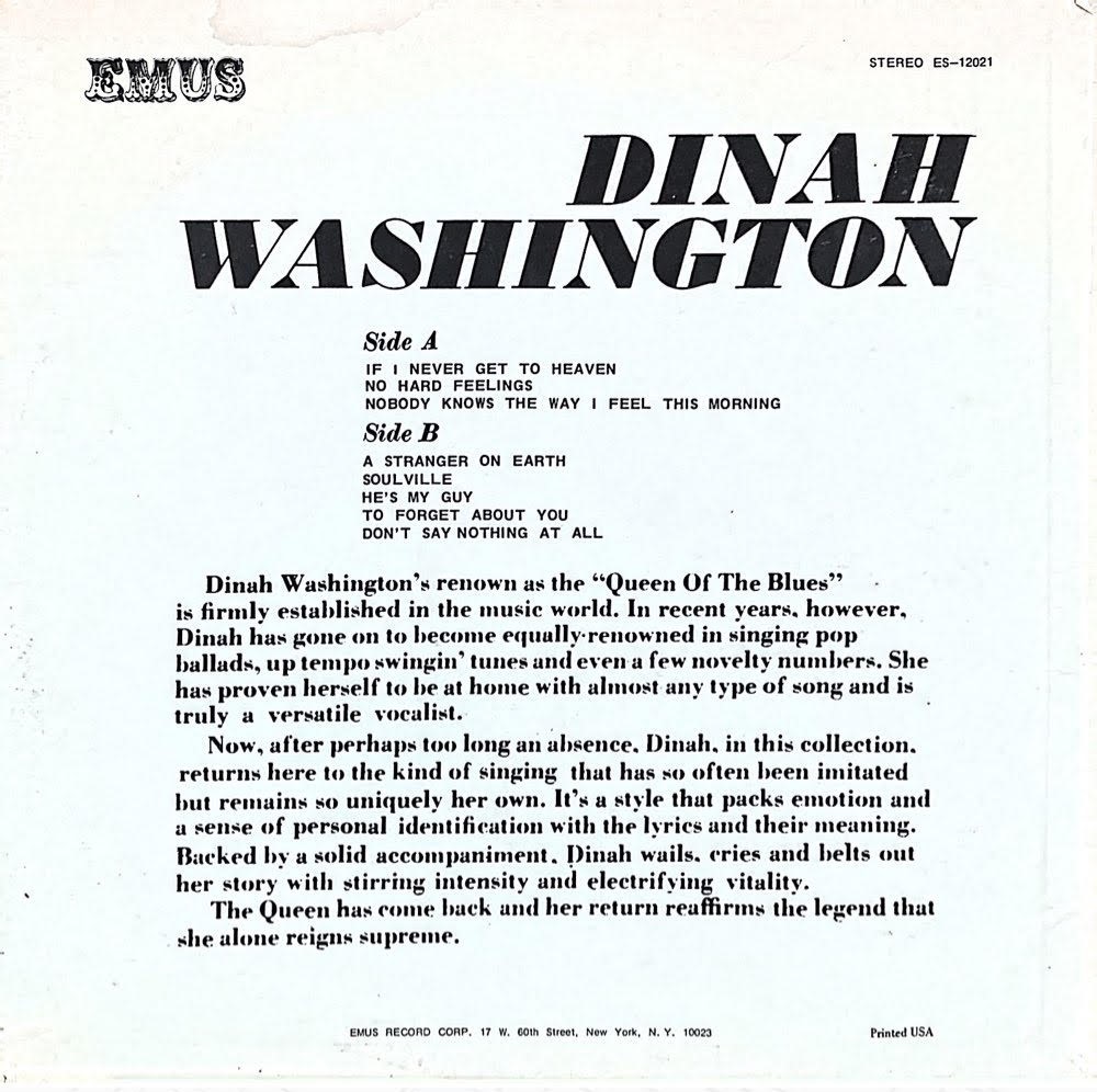 Dinah Washington