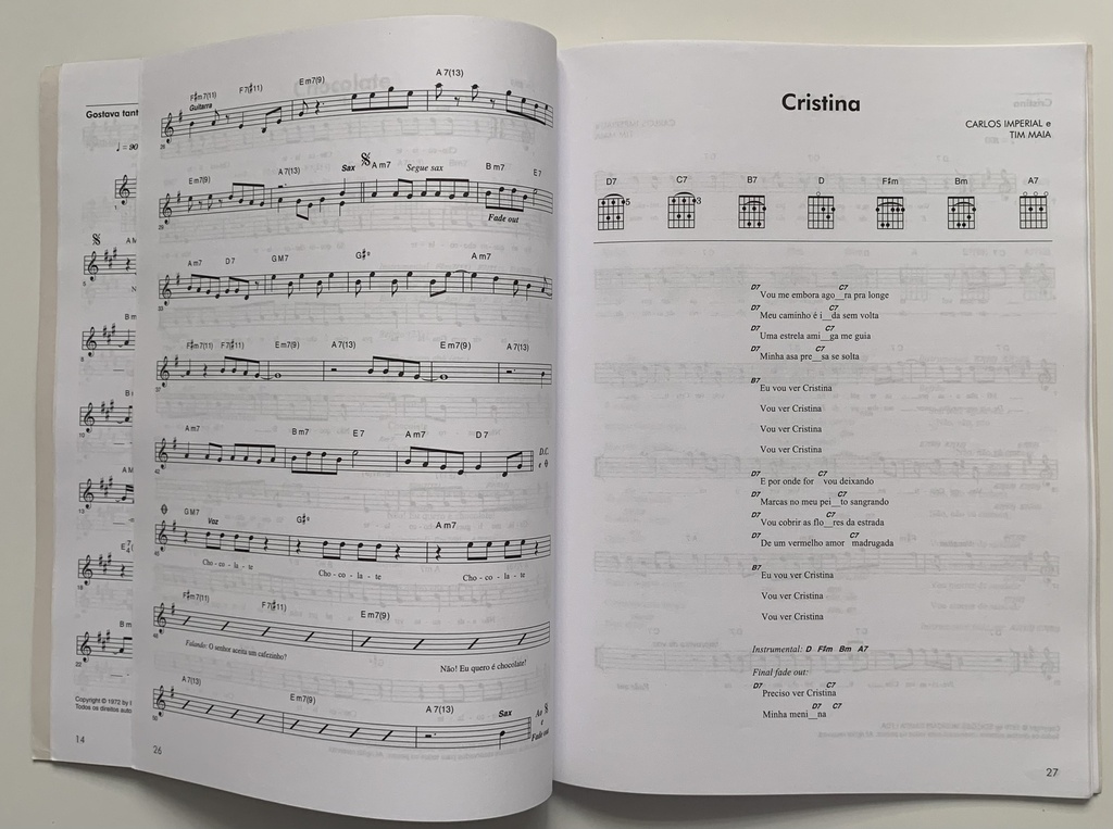 Partitura - As Interpretações de Tim Maia (Livro s/uso)