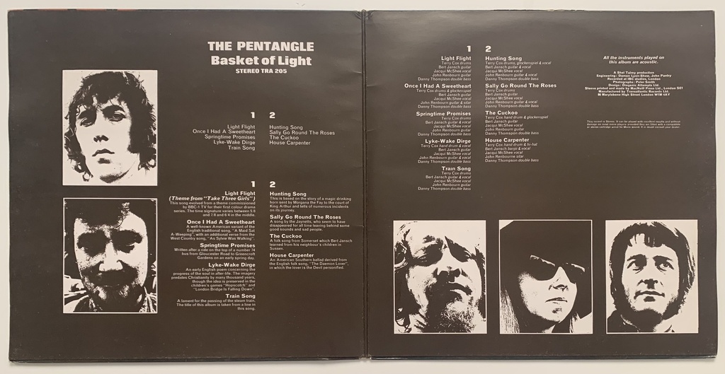 Pentangle, The – Basket Of Light (LP usado)