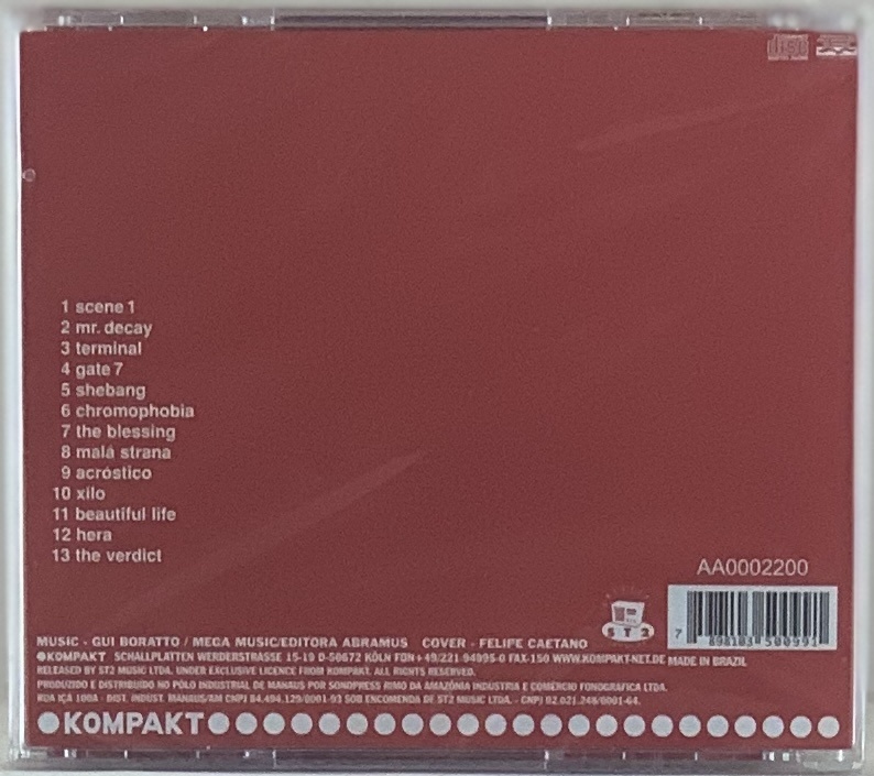 Gui Boratto – Chromophobia (CD novo)