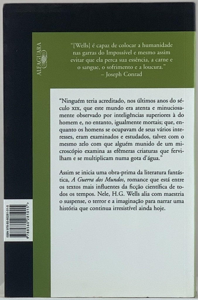 H.G.. Wells - A Guerra dos Mundos (livro usado)