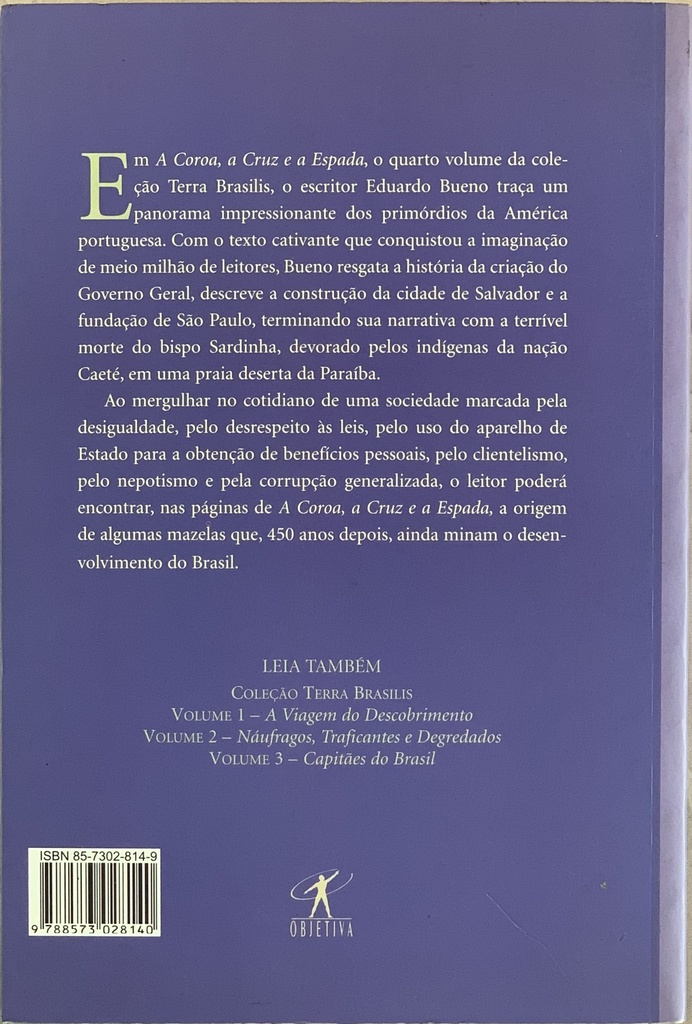 A Coroa, a Cruz e a Espada (livro usado)