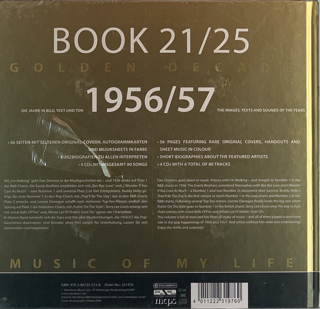 Elvis Presley - Music of My Life/Golden Decade 1956/1957(Livro novo)