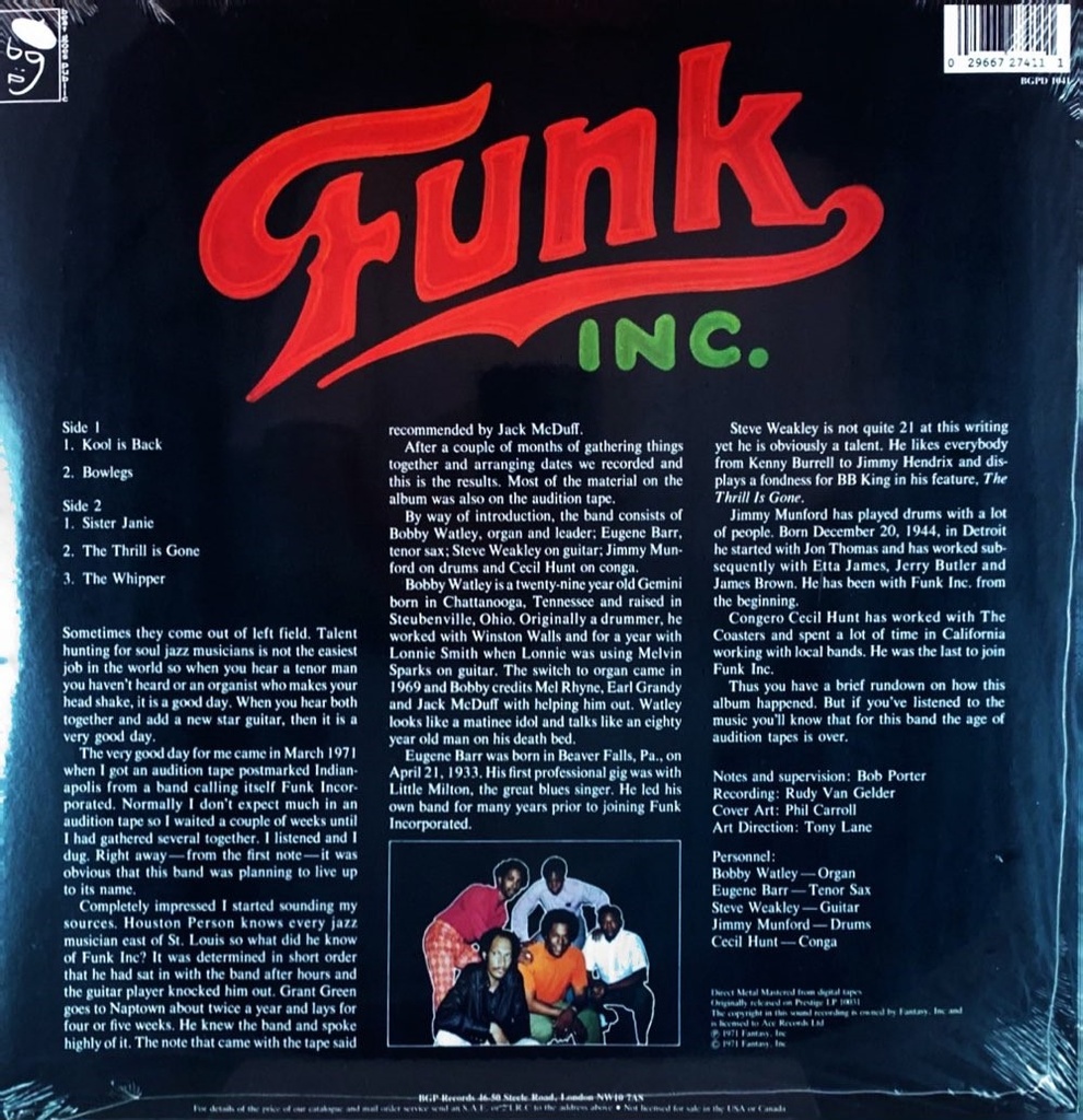 Funk Inc. - Funk Inc. (novo/lacrado)