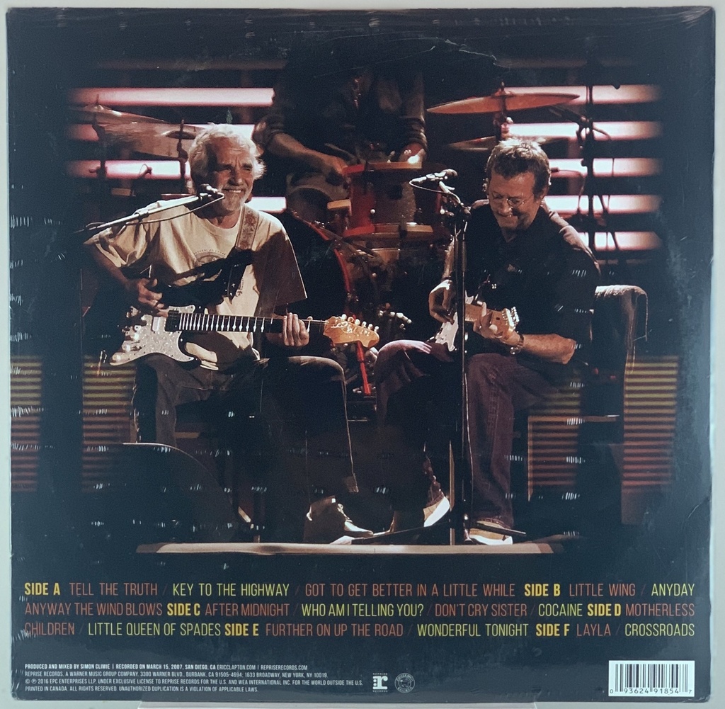 Eric Clapton - Live In San Diego With Special Guest J.J. Cale (3LPs novo)