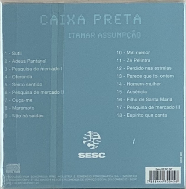 Itamae Assumpção - Intercontinental ! Quem Diria!Era só o que Faltava! (CD novo)