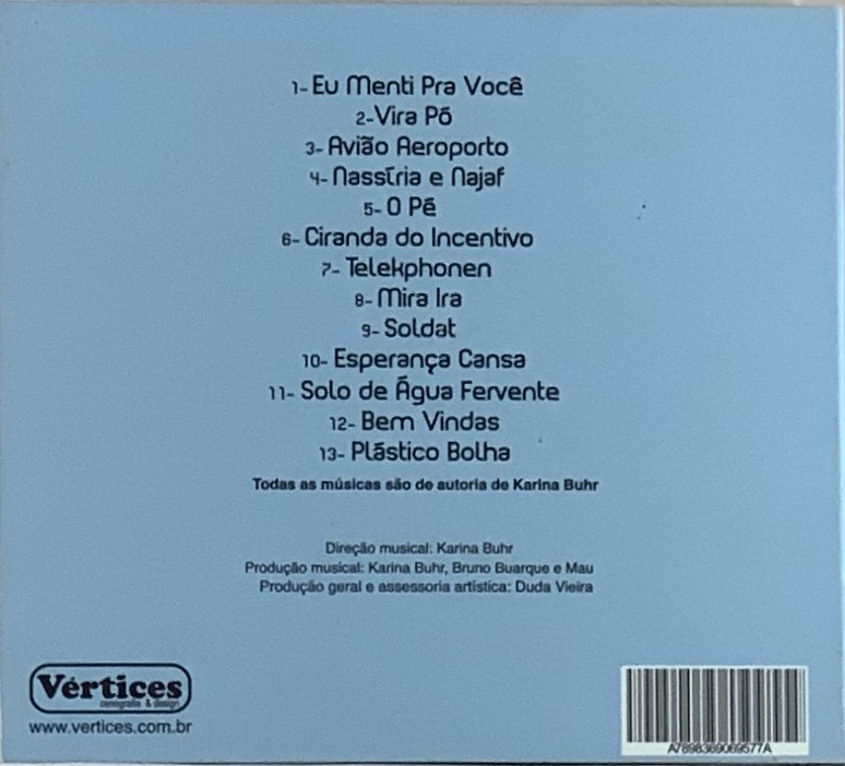 Karina Buhr - Eu Menti pra Você (CD usado)