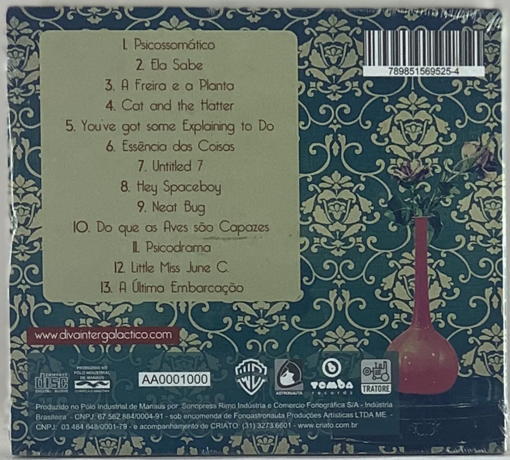 Divã Intergaláctico,O – Psicossomático Ou Do Que As Aves São Capazes (CD novo)