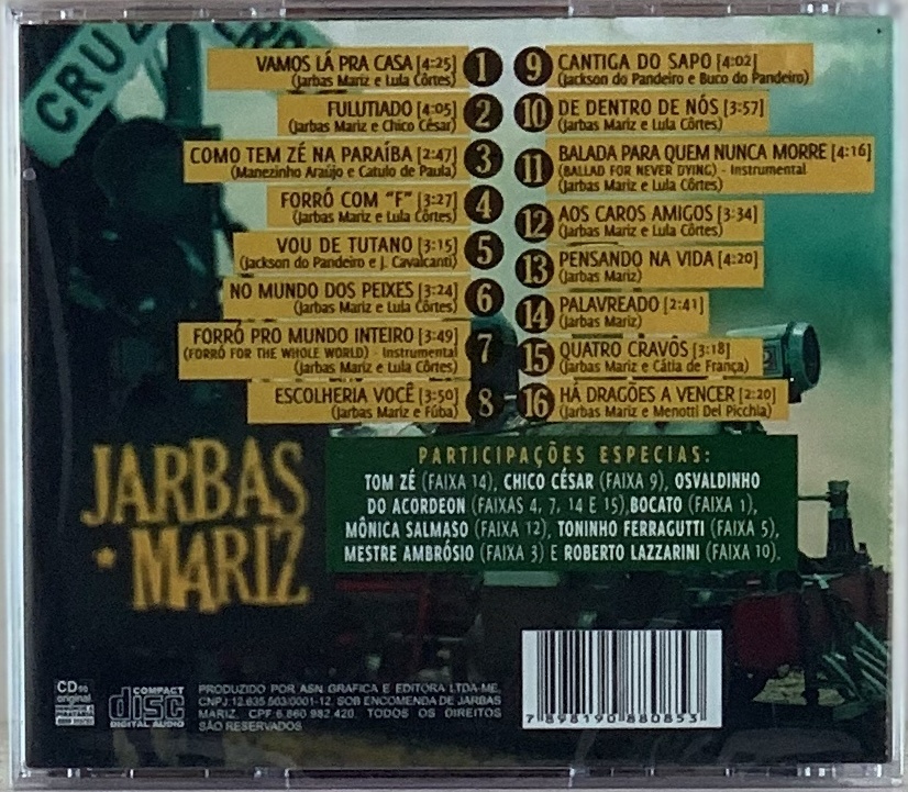 Jarbas Mariz - Pare Olhe Escute (CD novo)