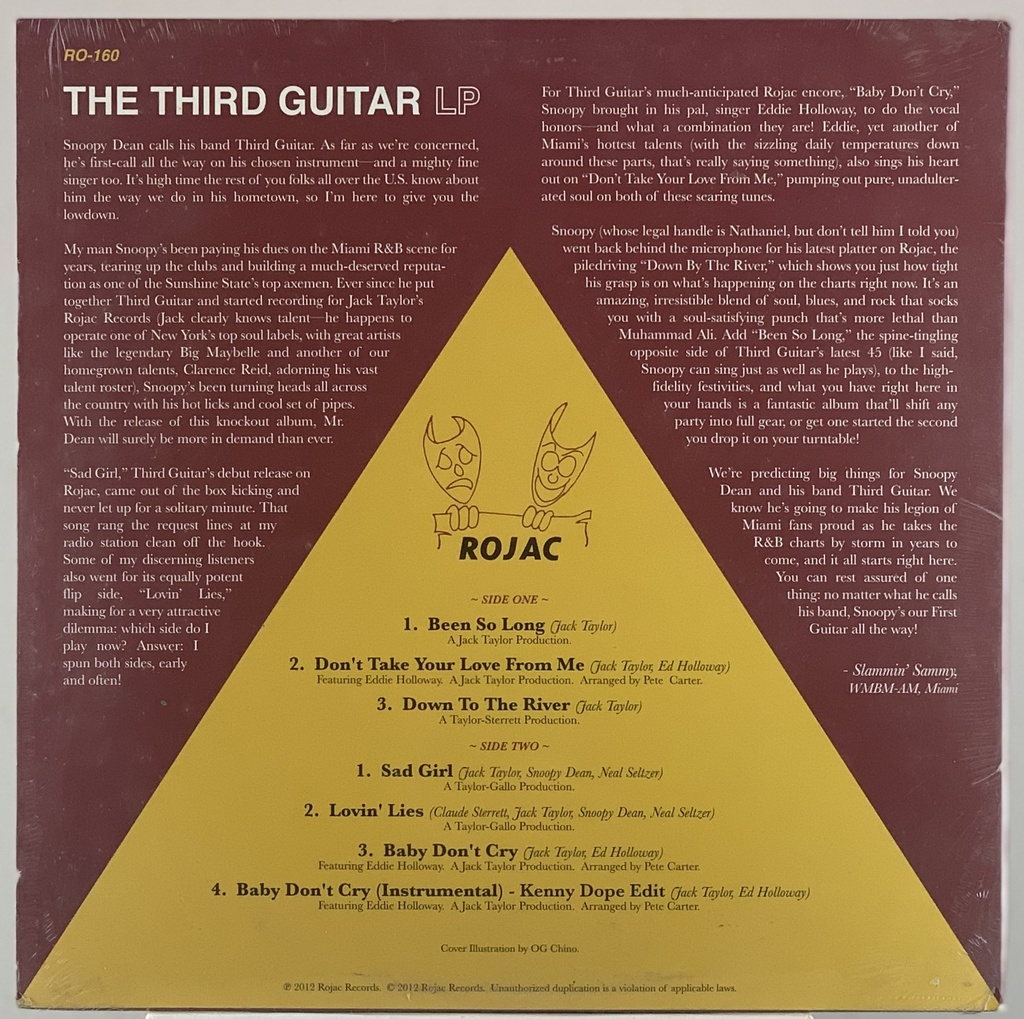 Third Guitar – The Third Guitar (Vinil 10" novo)