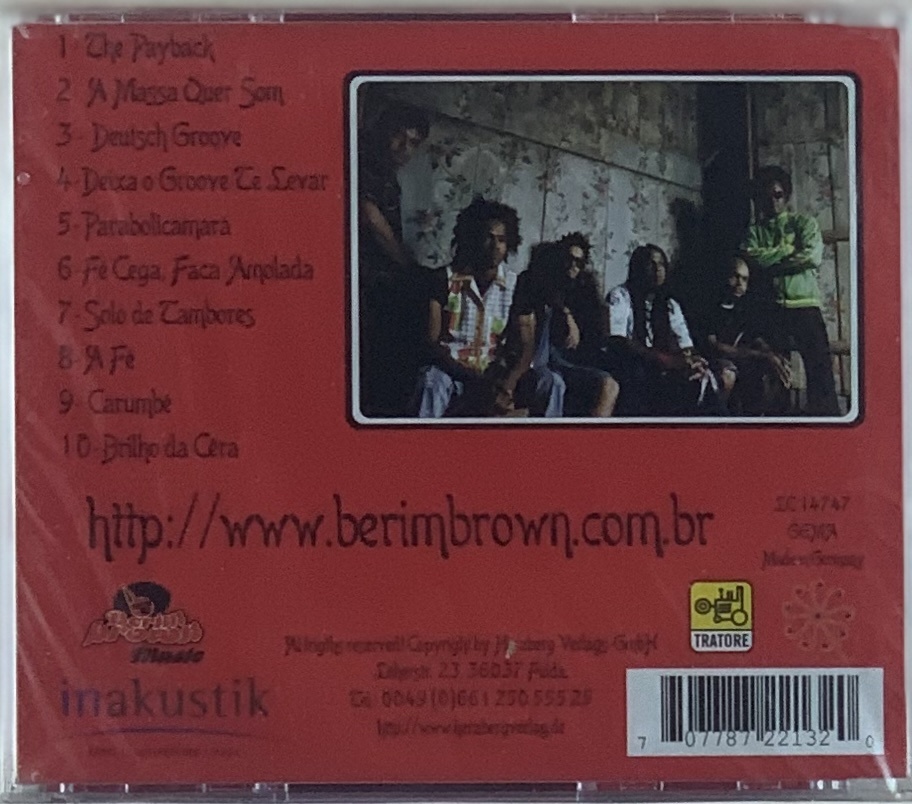 Berimbrown – Irmandade - Live From Europe Tour 2007 (CD novo)