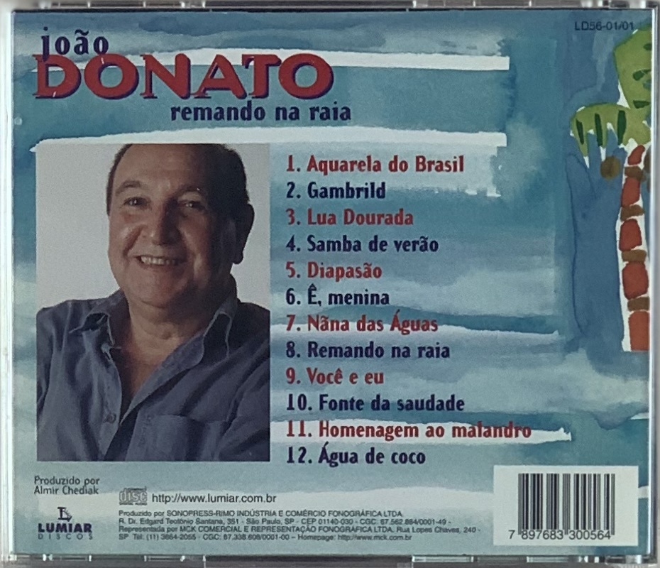 João Donato – Remando Na Raia (CD usado)