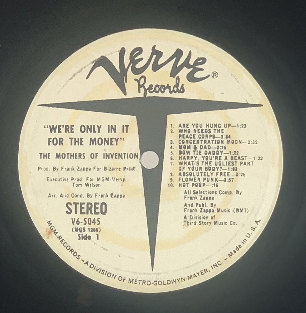 Mothers Of Invention,The – We're Only In It For The Money (LP usado)