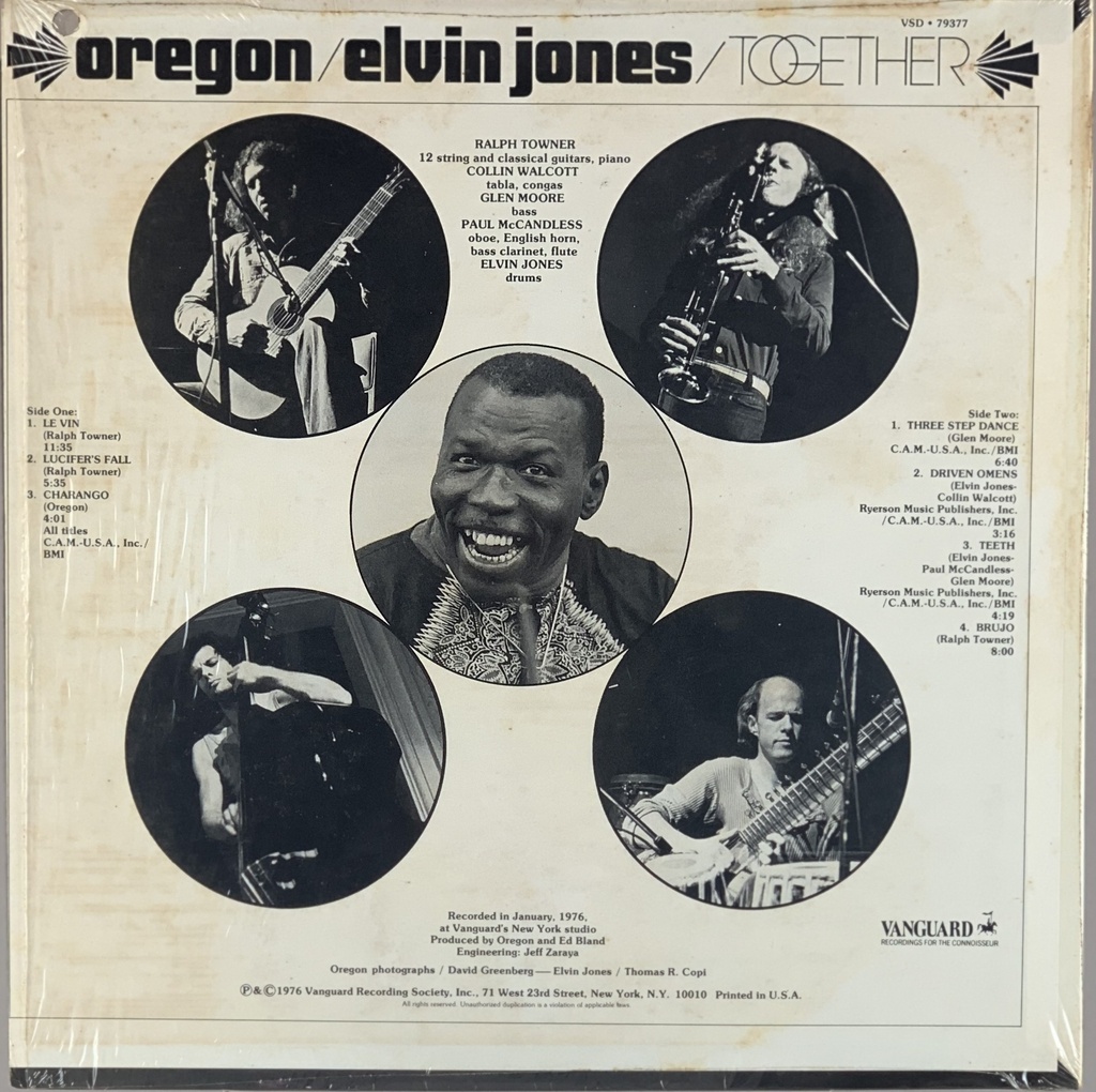 Oregon / Elvin Jones – Together (LP usado)