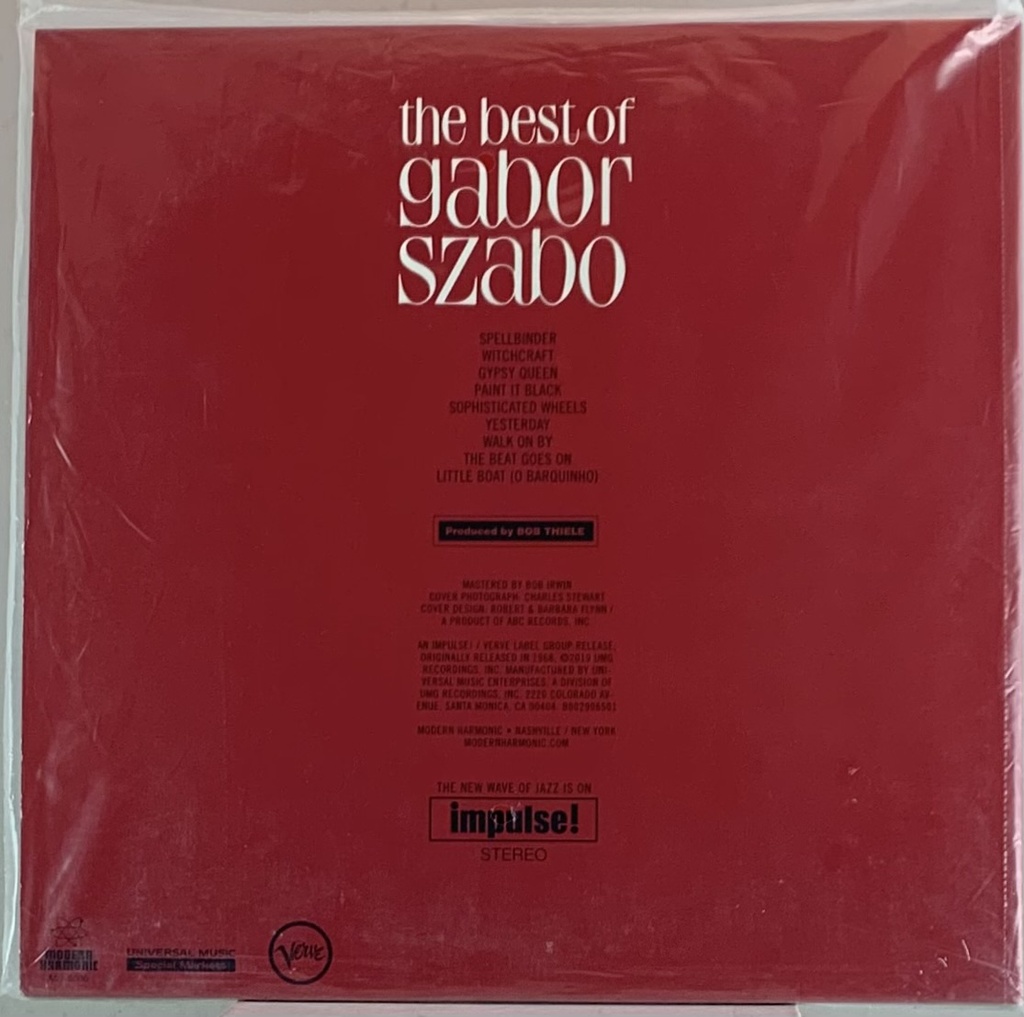 Gabor Szabor - Best Of (novo/lacrado)