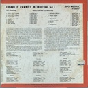 Charlie Parker – Memorial Vol. I (LP usado)