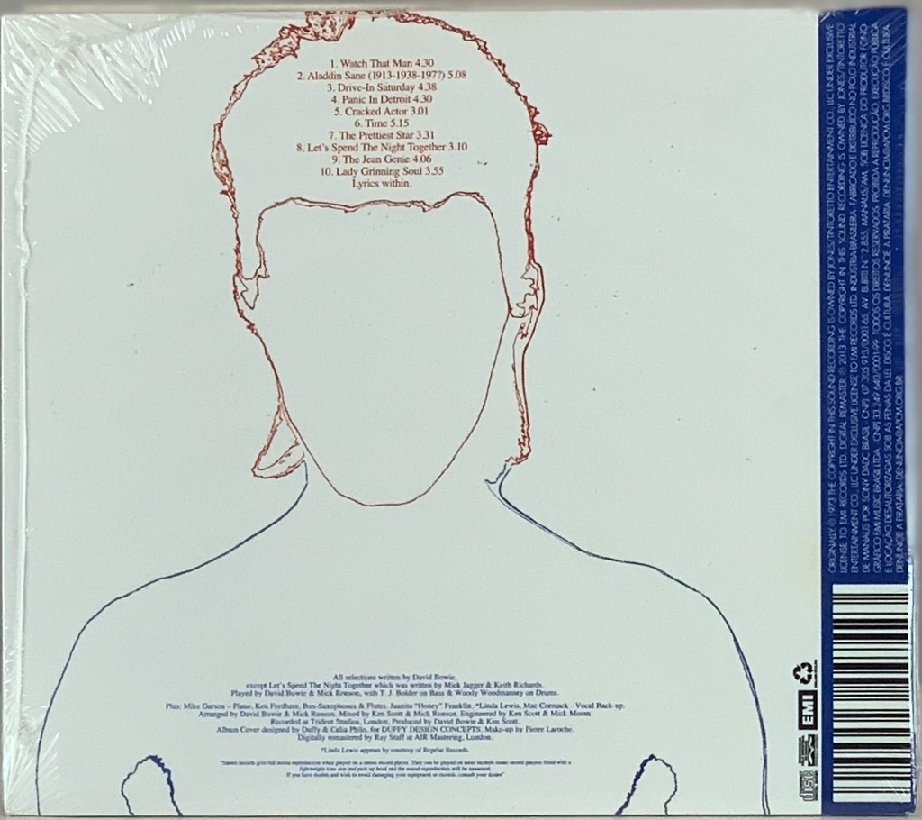 David Bowie – Aladdin Sane [40th Anniversary Editiom] (CD novo)