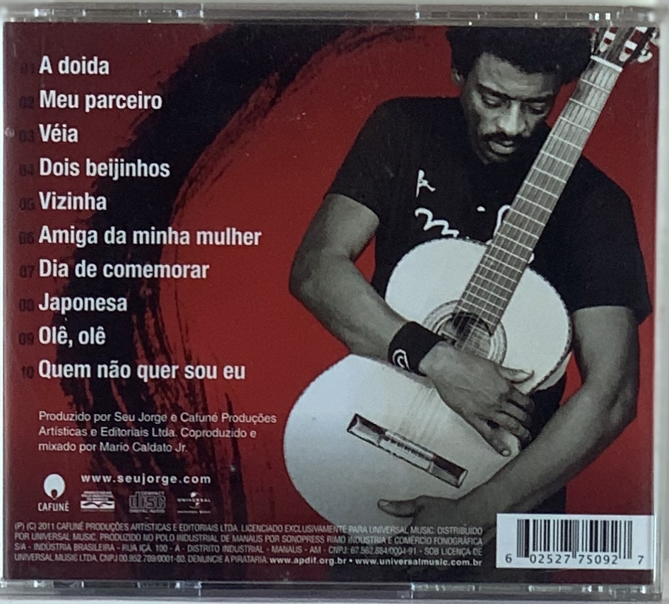 Seu Jorge – Músicas para Churrasco Vol. 1(CD usado)